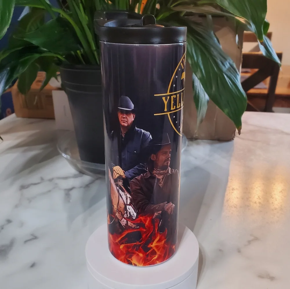 Yellowstone Dutton Ranch 20oz Tumbler with duo lids 🎉sale